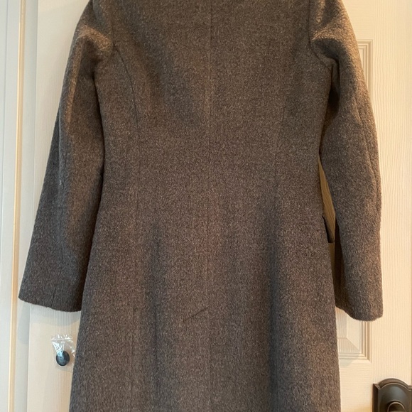 XS Sam Edelman Classic Grey Wool Trench Coat Single Breasted NWT-New! - Picture 2 of 14